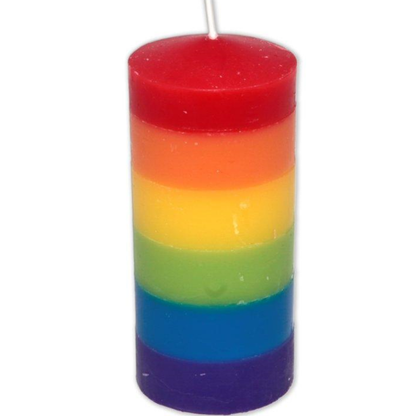 ORGULLO - GRAN VELA CON BANDERA LGBT