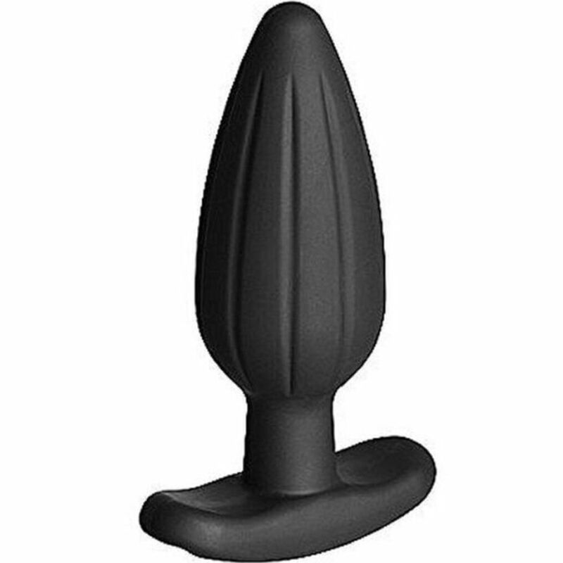 Plug Anal de Silicona Negro Rocker Grande