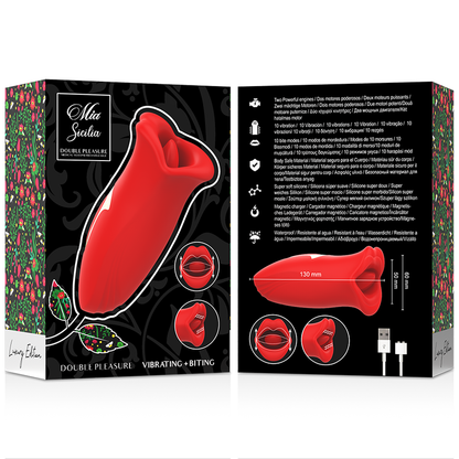MIA - SICILY DOBLE PLACER VIBRADOR + MORDEDOR