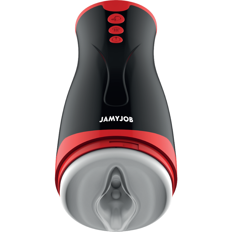 Masturbador Masculino JAMYJOB Jango com compressão e vibração para prazer intenso.