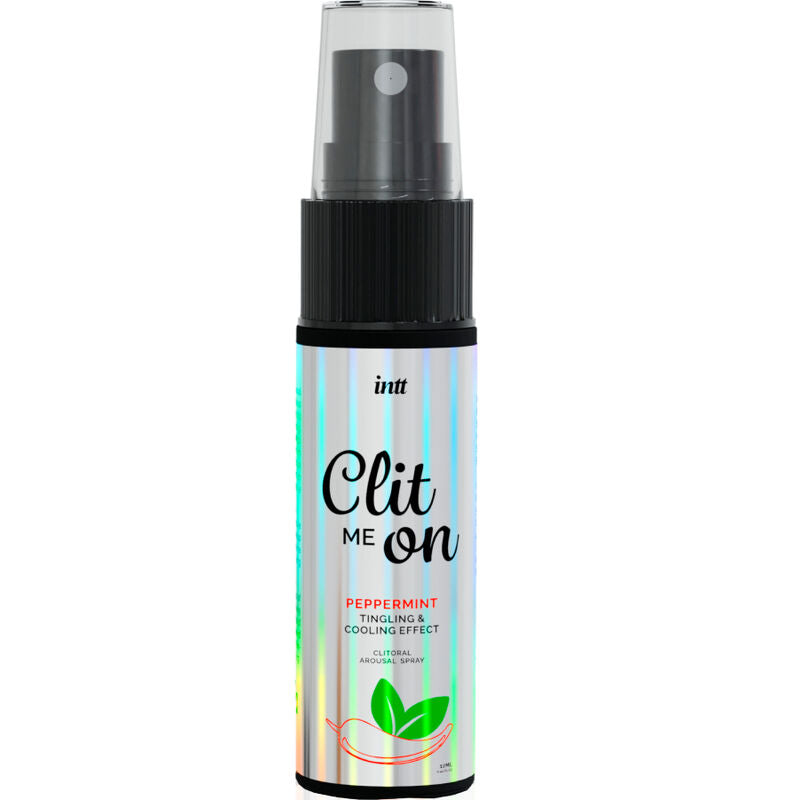 INTT RELEASES Clite-Me Peppermint 12ML, spray de excitação clitoriana com efeito vibratório e refrescante de menta.