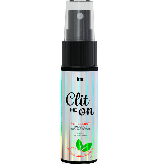 INTT RELEASES Clite-Me Peppermint 12ML, spray de excitação clitoriana com efeito vibratório e refrescante de menta.