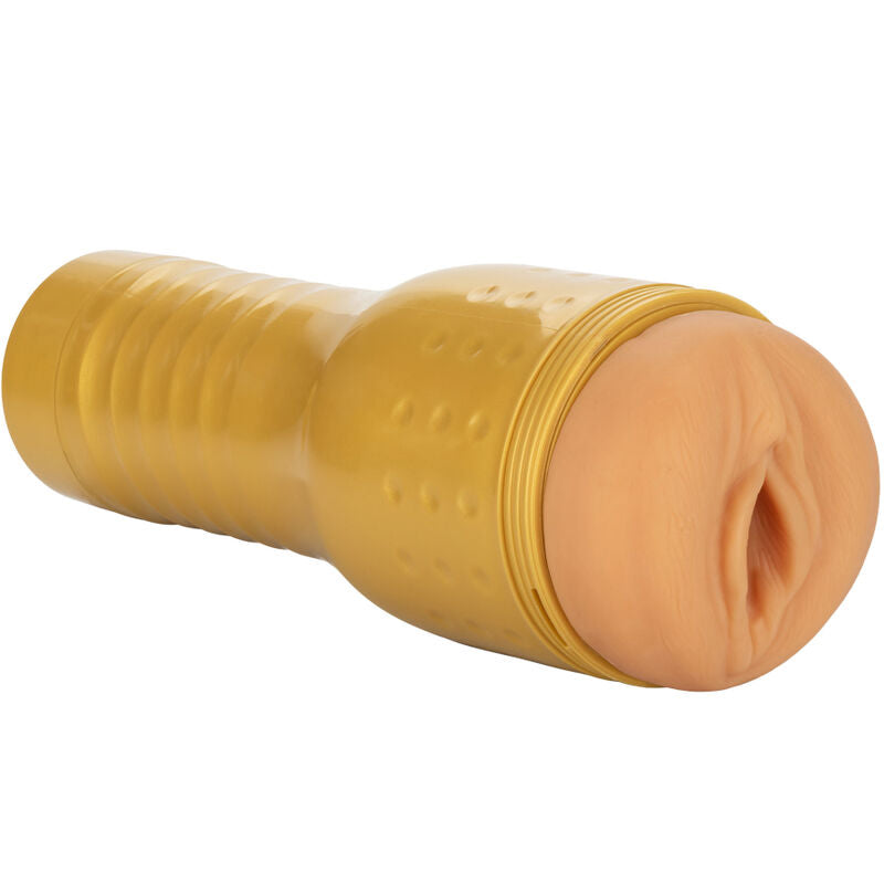 Close-up do Masturbador Masculino Original de Tubo PRIVATE, mostrando a sua textura realista e design ergonómico.
