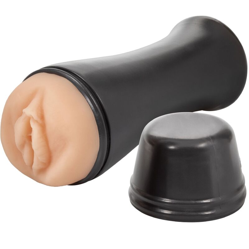 PRIVATE Masturbador Wet Kitten Auto Lube To Go, mostrando o seu design compacto e textura interna.
