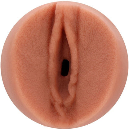 Close-up do masturbador masculino PRIVATE Slutty Miss To Go, destacando a textura e o design compacto.