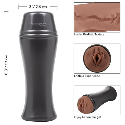 Masturbador masculino PRIVATE Sexy Sista To Go Compacto, ideal para prazer portátil e discreto.