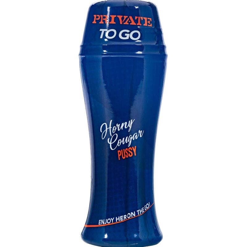 Masturbador PRIVATE Horny Cougar To Go compacto e com textura realista
