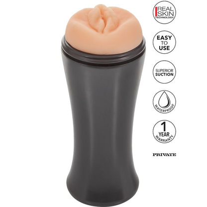 Masturbador PRIVATE Horny Cougar To Go compacto e com textura realista