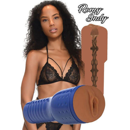 Close-up of the PRIVATE Masturbador Feminino Romy Indy Pornstar Realista, showing its realistic texture and design.