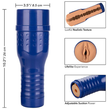 Close-up do PRIVATE Masturbador Vaginal Ginebra Pornstar, mostrando sua textura e detalhes realistas para prazer masculino.