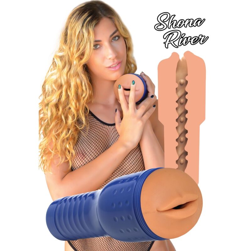 PRIVATE Masturbador Oral Shona River com textura realista.