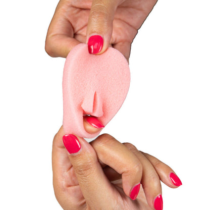 Tampão esponja vaginal lubricada Confort 365, embalagem com 3 unidades, para uso menstrual e relações sexuais.
