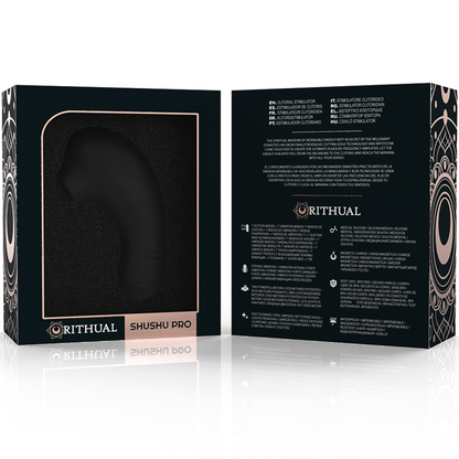 RITHUAL Estimulador de Clitóris SHUSHU PRO com 2 Motores a Jato, vista detalhada.