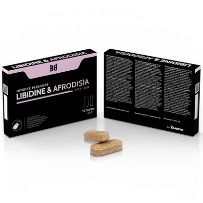 BLACK BULL Suplemento Libido Feminina 10 Comprimidos para aumento do desejo sexual e prazer intenso.