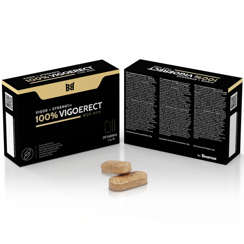 BLACK BULL Vigoerect Suplemento Masculino Vigor + Força 20 Comprimidos