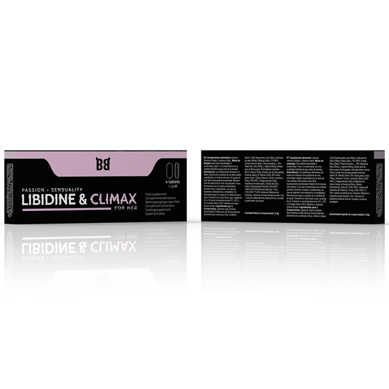 BLACK BULL Libidine & Climax Cápsulas para aumento de libido feminina