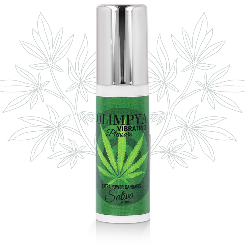 Frasco do OLIMPYA Estimulante Líquido Vibratório com Cannabis Sativa