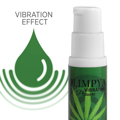 Frasco do OLIMPYA Estimulante Líquido Vibratório com Cannabis Sativa