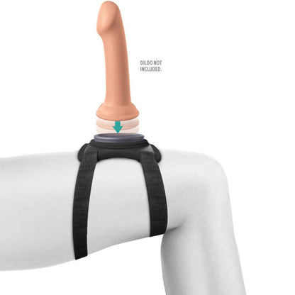 Arnês de corpo PIPEDREAMS Body Dock com sistema de sucção para fixação de dildos e vibradores