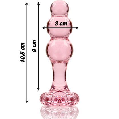 Plug Anal Modelo 1 Vidrio Borosilicato Transparente 10.5 CM -O- 3 CM
