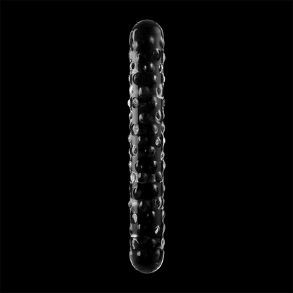 Dildo de Vidrio Borosilicato Transparente Modelo 15 (18.5 cm)