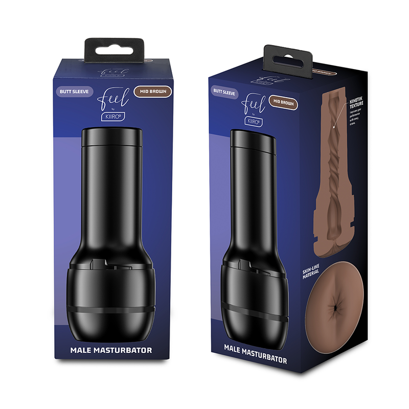 KIIROO - MASTURBADOR DE GLÚTEOS GENÉRICO FEEL STROKER - MARRÓN MEDIO 