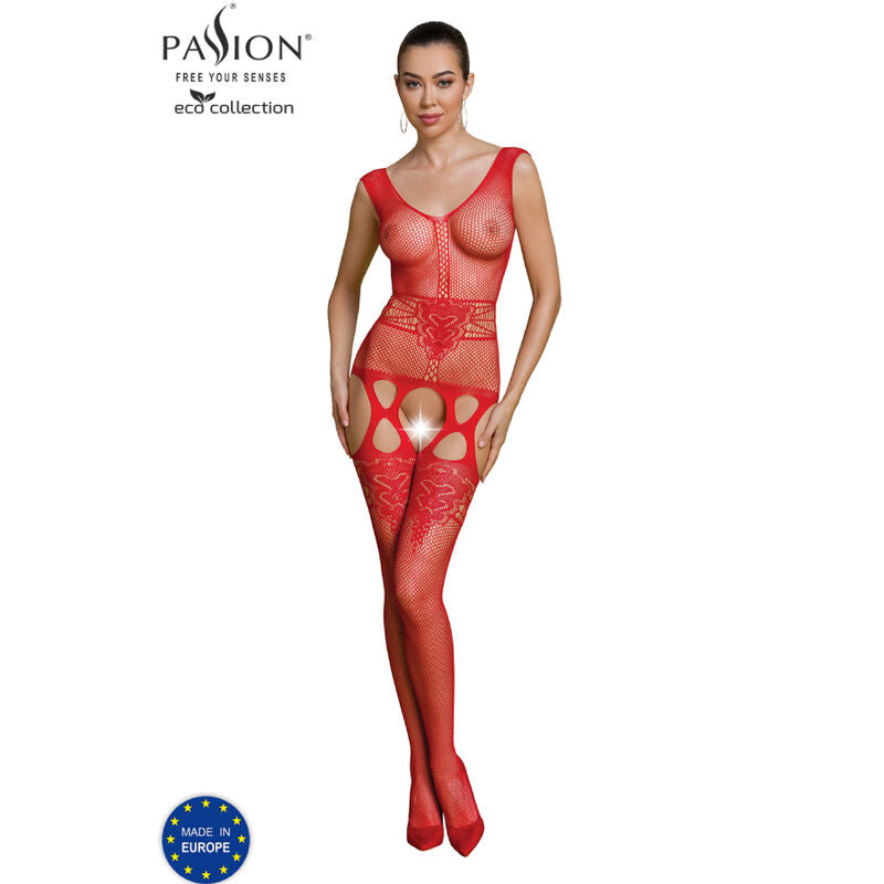 PASSION - COLECCIÓN BODYSTOCKING ECO ECO BS014 ROJO