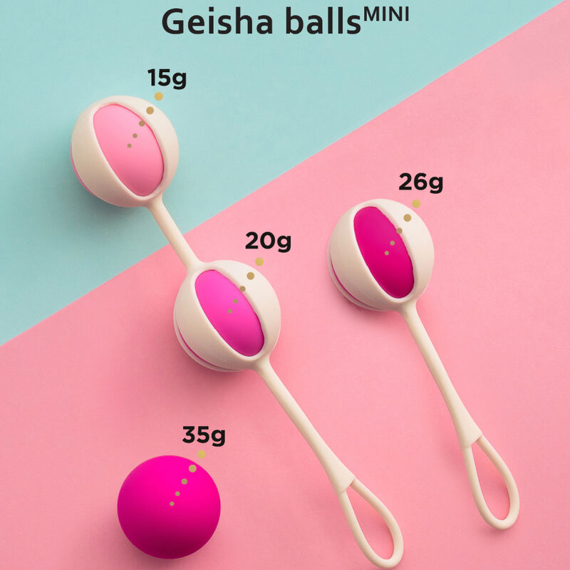 G-VIBE - SET DE 4 MINI BOLAS GEISHA MORADA