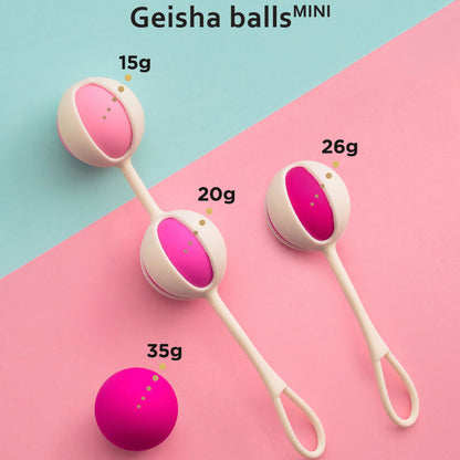 G-VIBE - SET DE 4 MINI BOLAS GEISHA MORADA