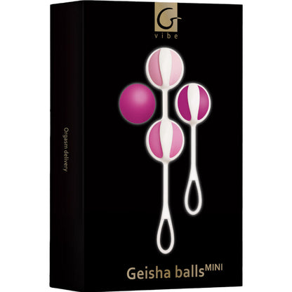 G-VIBE - SET DE 4 MINI BOLAS GEISHA MORADA