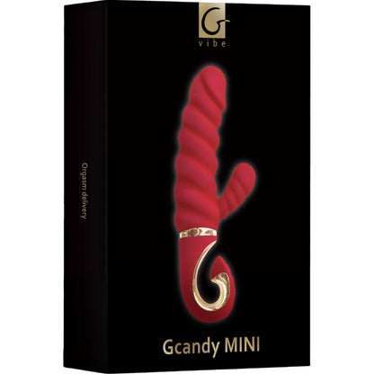 G-VIBE - VIBRADOR DE SILICONA ROJO GCANDY MINI