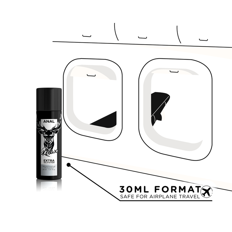 Embalagem do BLACK HOLE Gel Dilatador Anal Relaxante Base Silicone 300ml
