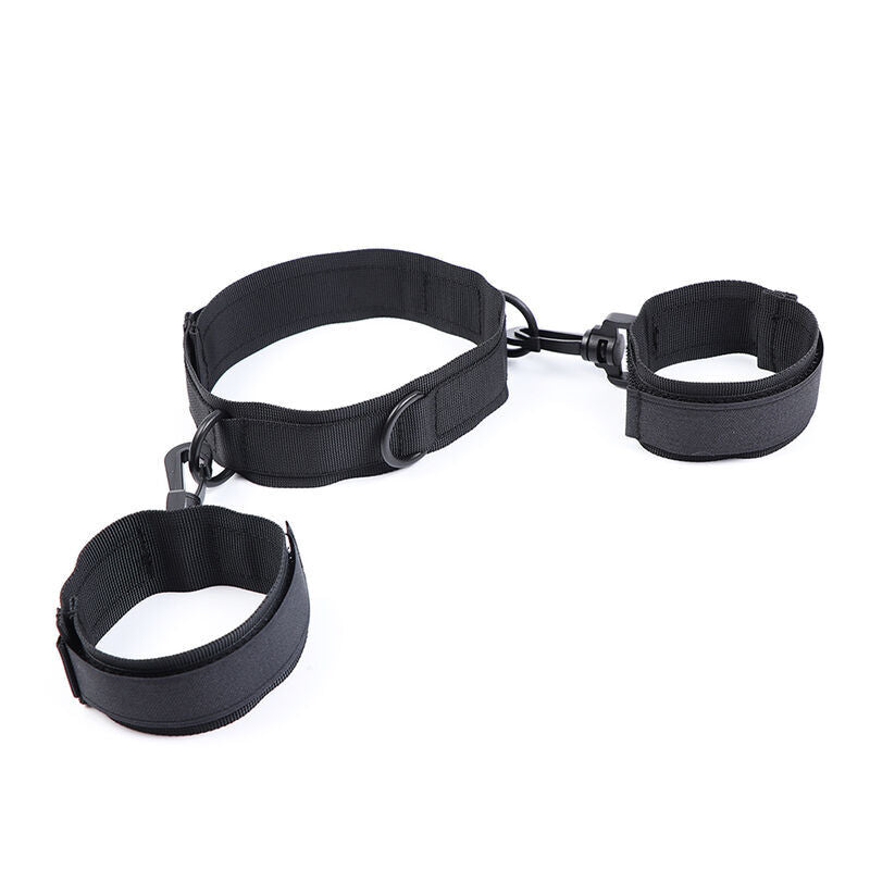 Conjunto OHMAMA Algemas e Colar de Nylon Ajustável para jogos BDSM.