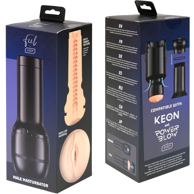 KIIROO - ACARICIADOR DE SENSACIÓN GENÉRICA PALE POWERBLOW COMPATIBLE