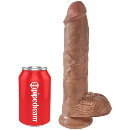 Dildo Realista con Bolas 19.8 cm Caramelo