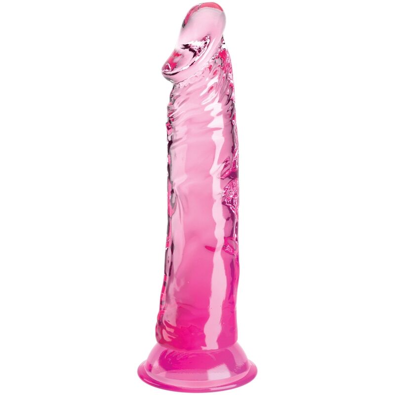 Dildo Clear Pene Realista 19.7 cm Rosa