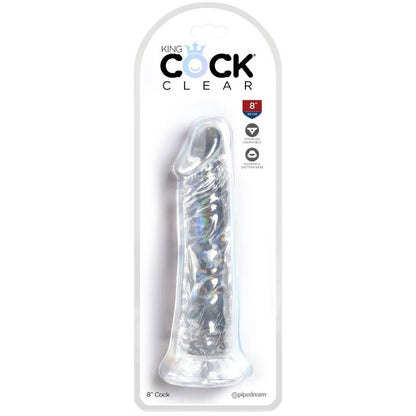 Dildo Realista Claro 19.7 cm Transparente