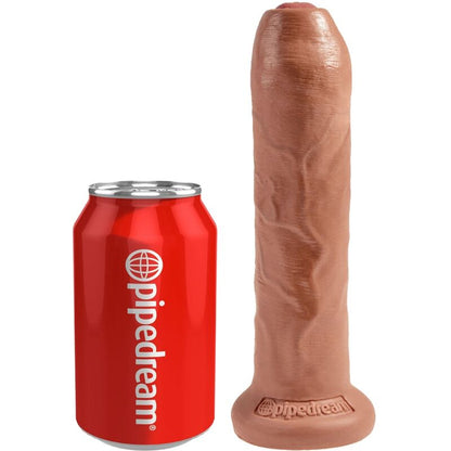 Dildo Realista Sin Cortes 17.8 cm Caramelo