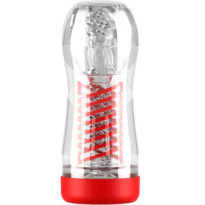 Masturbador Masculino ViewTube 2 See-Thru Espiral Transparente