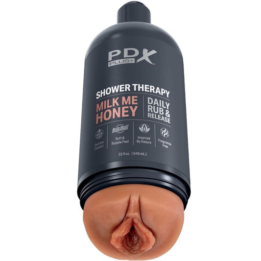 Masturbador Masculino Stroker Discreto con Diseño de Botella Milk Me Honey Candy Shampoo