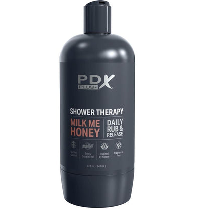 Masturbador Masculino Stroker Discreto con Diseño de Botella Milk Me Honey Candy Shampoo
