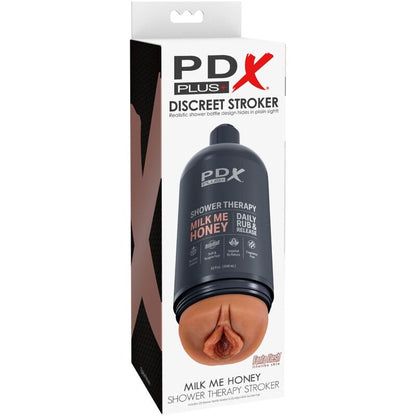 Masturbador Masculino Stroker Discreto con Diseño de Botella Milk Me Honey Candy Shampoo