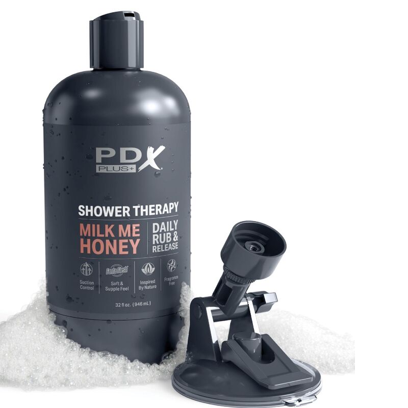Masturbador Masculino Stroker Discreto con Diseño de Botella Milk Me Honey Candy Shampoo