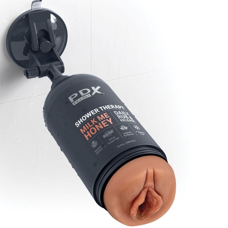 Masturbador Masculino Stroker Discreto con Diseño de Botella Milk Me Honey Candy Shampoo