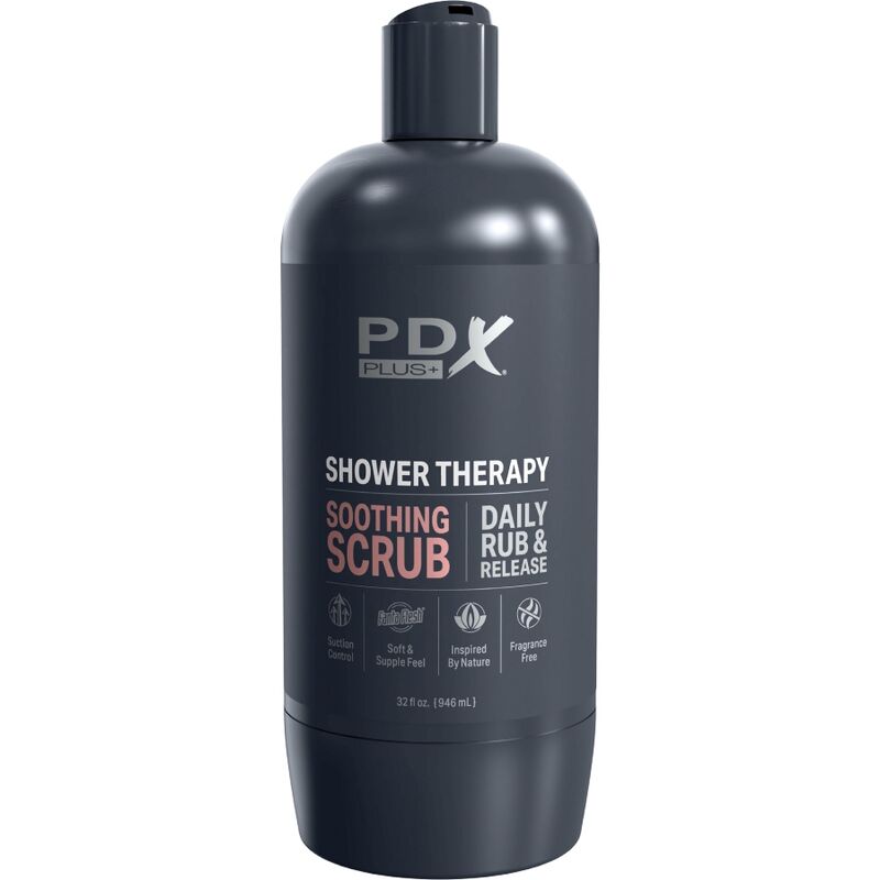 Masturbador Masculino Shower Therapy - Diseño Discreto de Botella de Champú