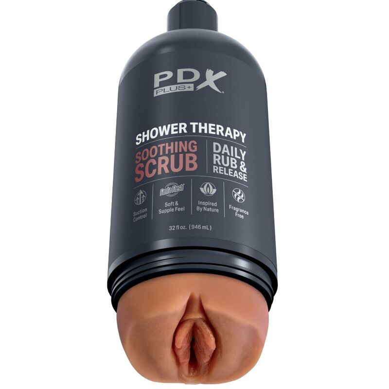 Masturbador Masculino Shower Therapy - Diseño Discreto de Botella de Champú