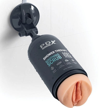 Masturbador Masculino Shower Therapy - Diseño Discreto de Botella de Champú Exfoliante Calmante