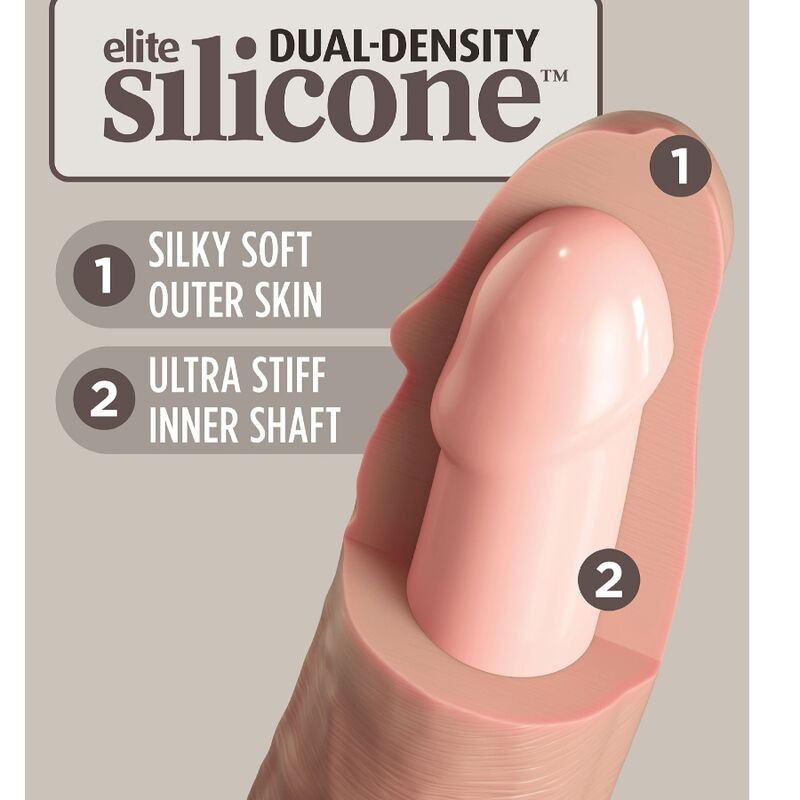 Dildo Elite Silicona Realista 17.8 cm