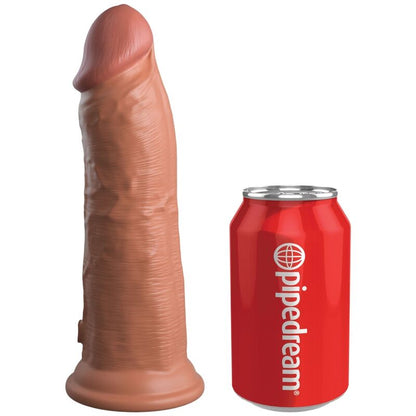 DILDO ELITE DE SILICONA REALISTA 20.3 CM CARAMELO