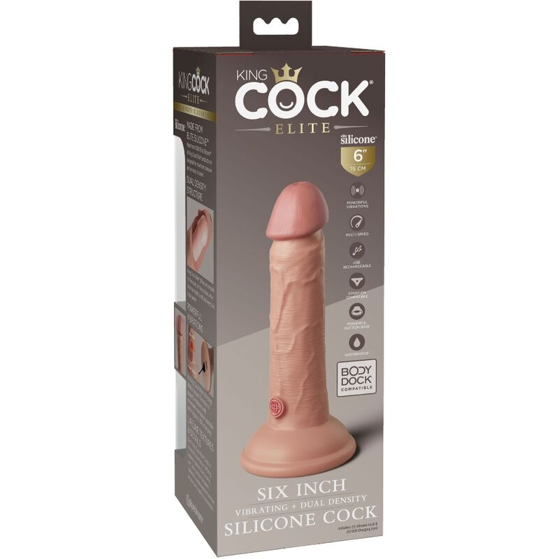 Vibrador Realista y Silicona 15.2 CM